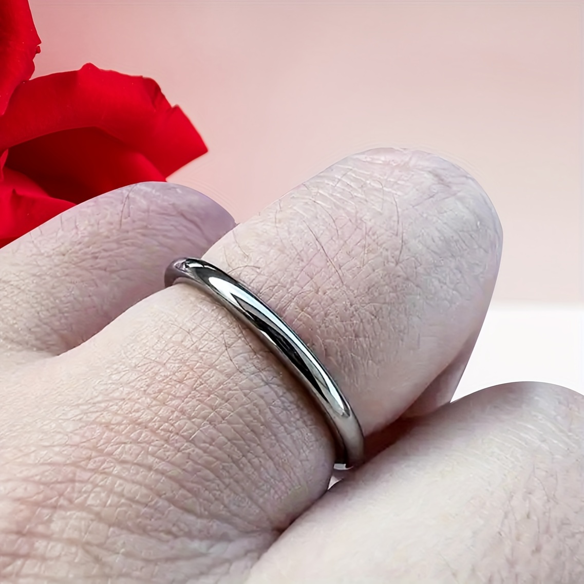 Women's 18K Golden Plated Engagement Wedding Band Ring